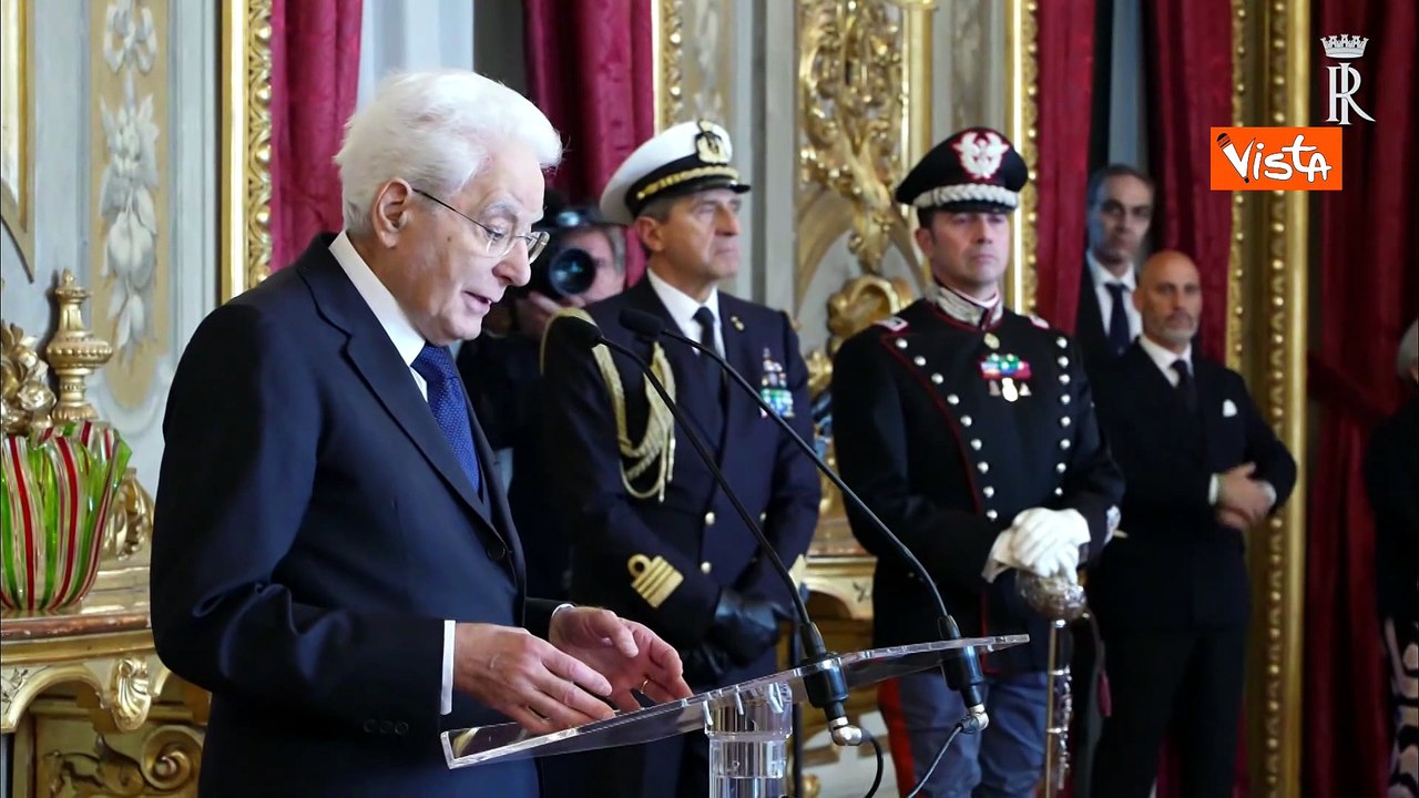 Mattarella: I valori della Resistenza sono scolpiti nella Costituzione