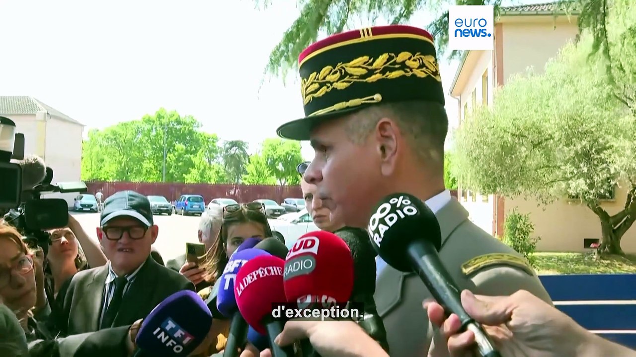 À Montauban, hommage national à Florian Montorio, Casque bleu français tué au Liban