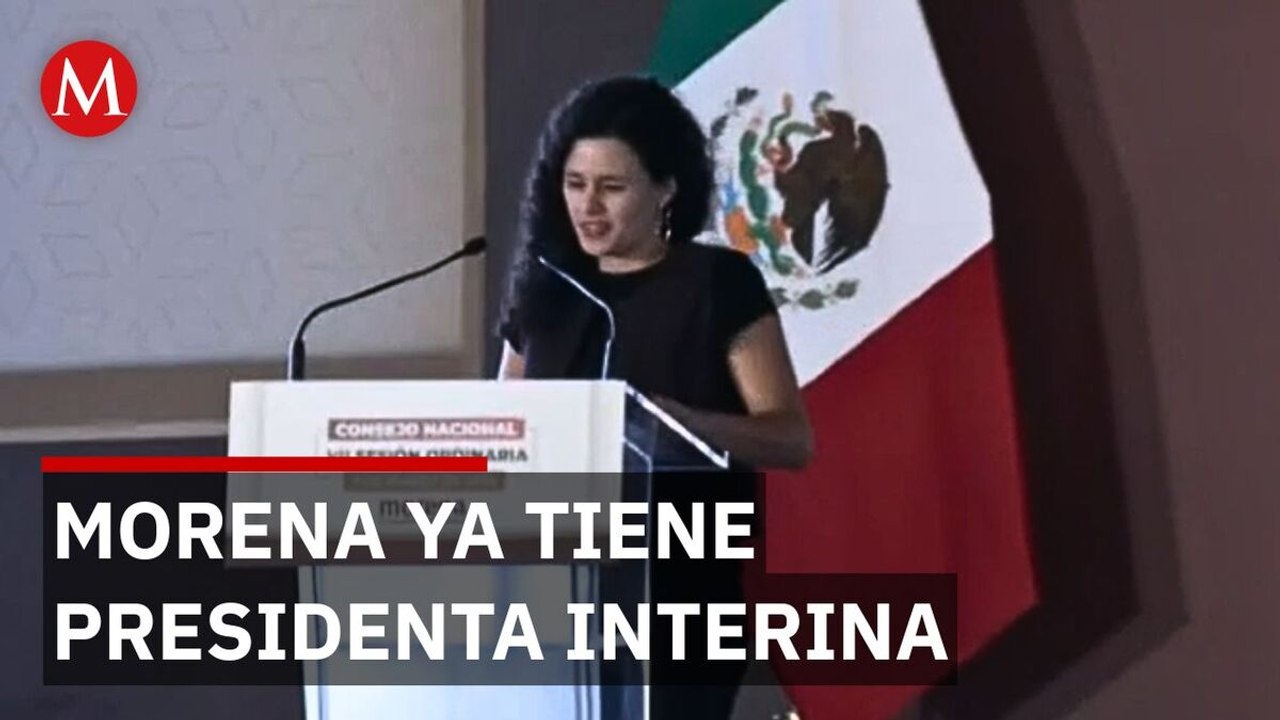 Carolina Rangel asume como presidenta interina de Morena mientras se define la nueva dirigencia