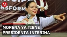 Carolina Rangel asume como presidenta interina de Morena mientras se define la nueva dirigencia