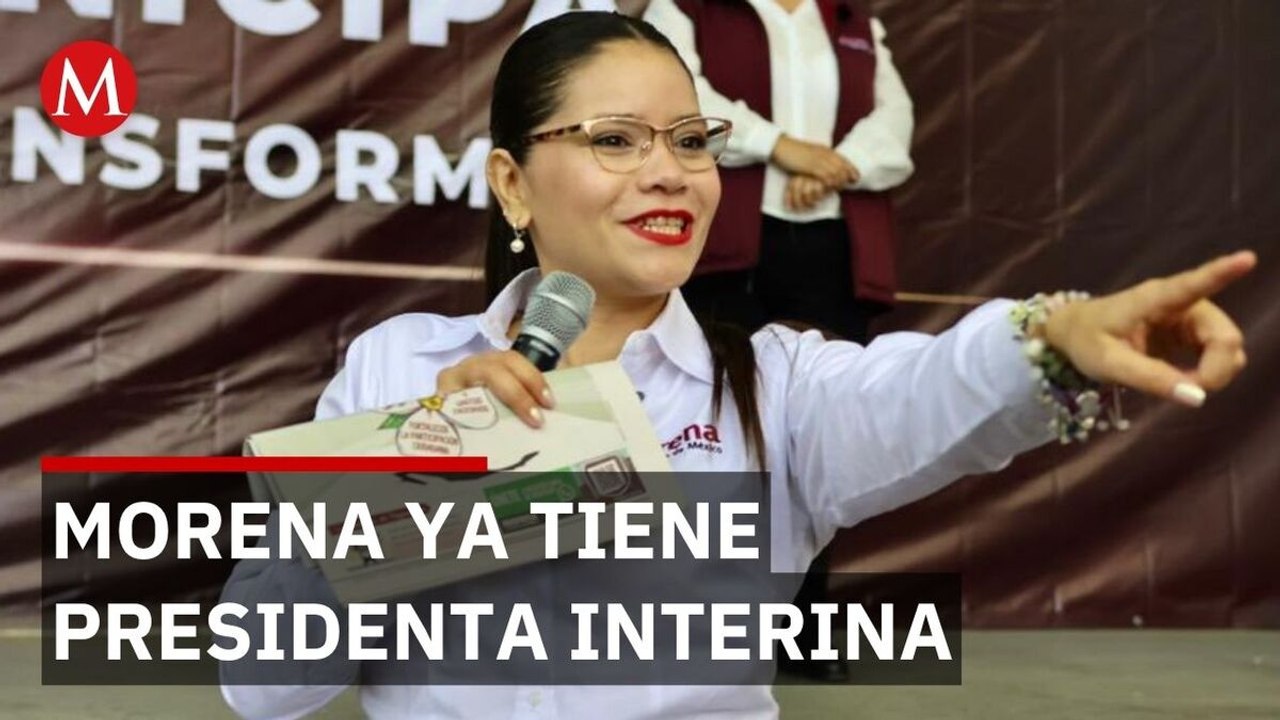 Carolina Rangel asume como presidenta interina de Morena mientras se define la nueva dirigencia