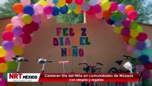 Celebran Día del Niño en comunidades de Múzquiz con alegría y regalos