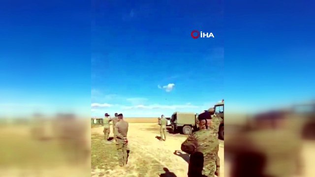 İspanya’da tatbikat sırasında uçaktan bırakılan 600 bin euroluk zırhlı araç yere çakıldı