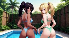 Dançando funk de biquíni (animação) / 3 Dancing funk in a bikini (animation) 3