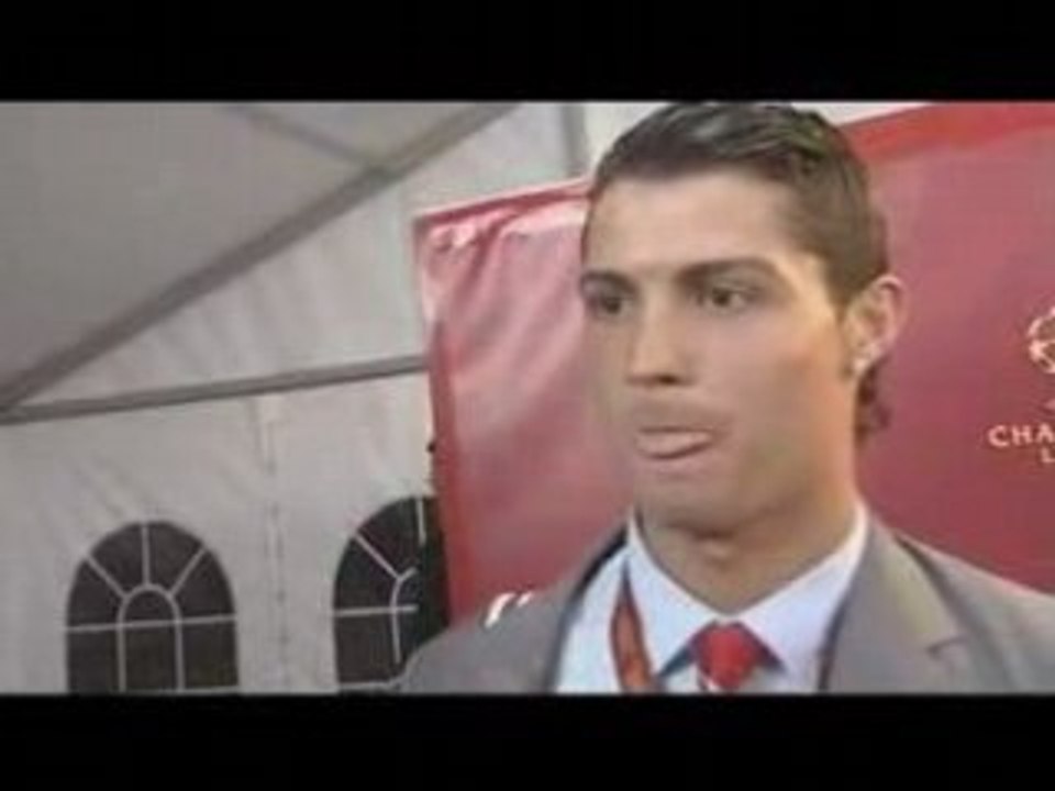 cristiano ronaldo after  Champions League Finals 2007/2008