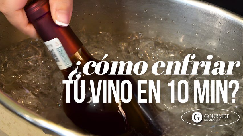 ¿Cómo enfriar el vino desde casa?