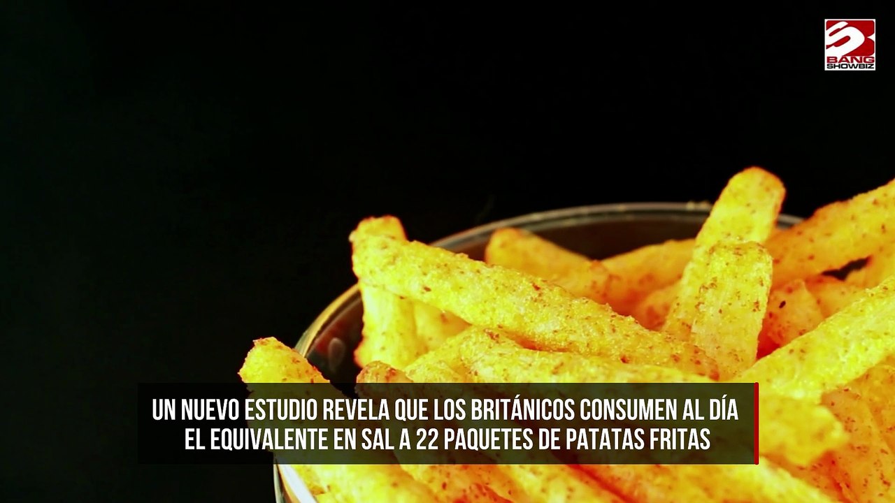 Un nuevo estudio revela que los británicos consumen al día el equivalente en sal a 22 paquetes de patatas fritas