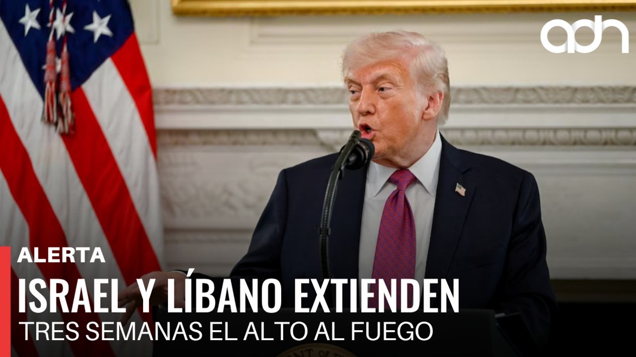🚨¡Última Hora! Trump anuncia extensión de alto al fuego entre Israel y Líbano por tres semanas