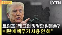 [출근길픽] 핵무기 사용 여부 묻자...트럼프 "왜 그런 멍청한 질문을?" / YTN