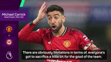 Freedom and defensive work - how Carrick deploys Bruno Fernandes