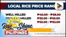 Paggalaw ng presyo ng mga local at imported rice sa mga pamilihan, patuloy na binabantayan ng pamahalaan | ulat ni Elijah Canlas