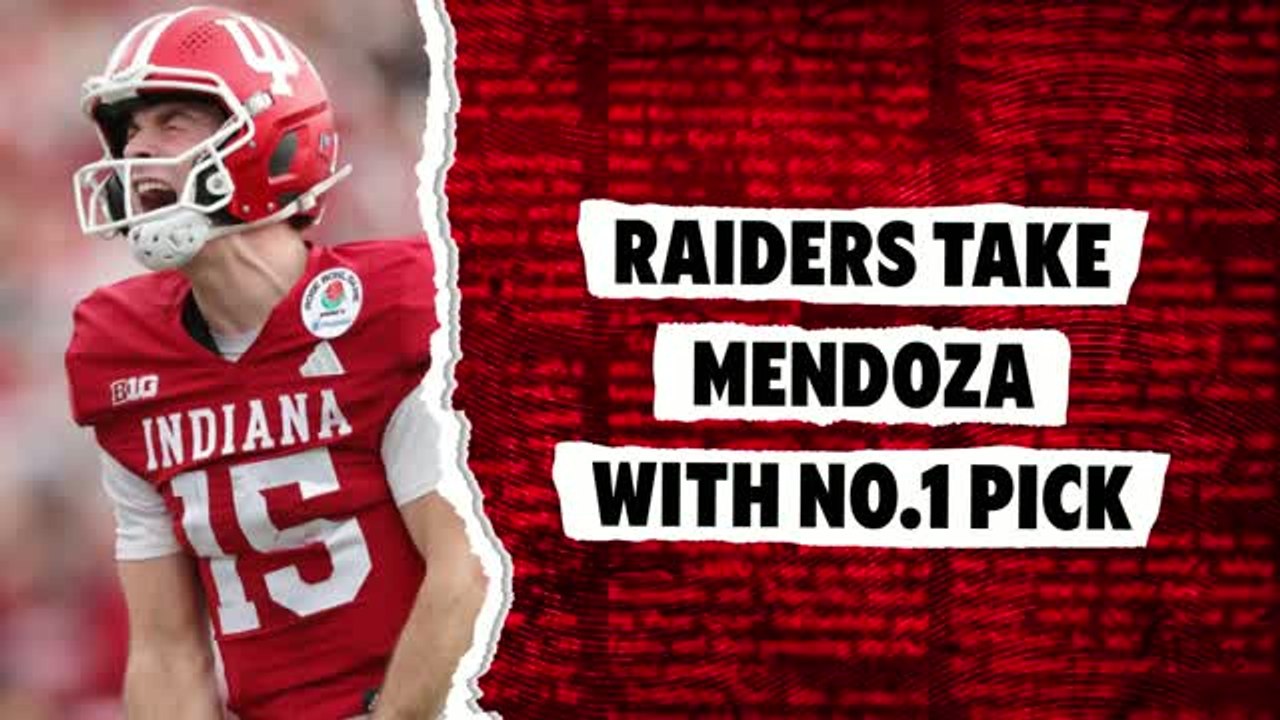 Las Vegas Raiders draft Fernando Mendoza with No.1 overall pick