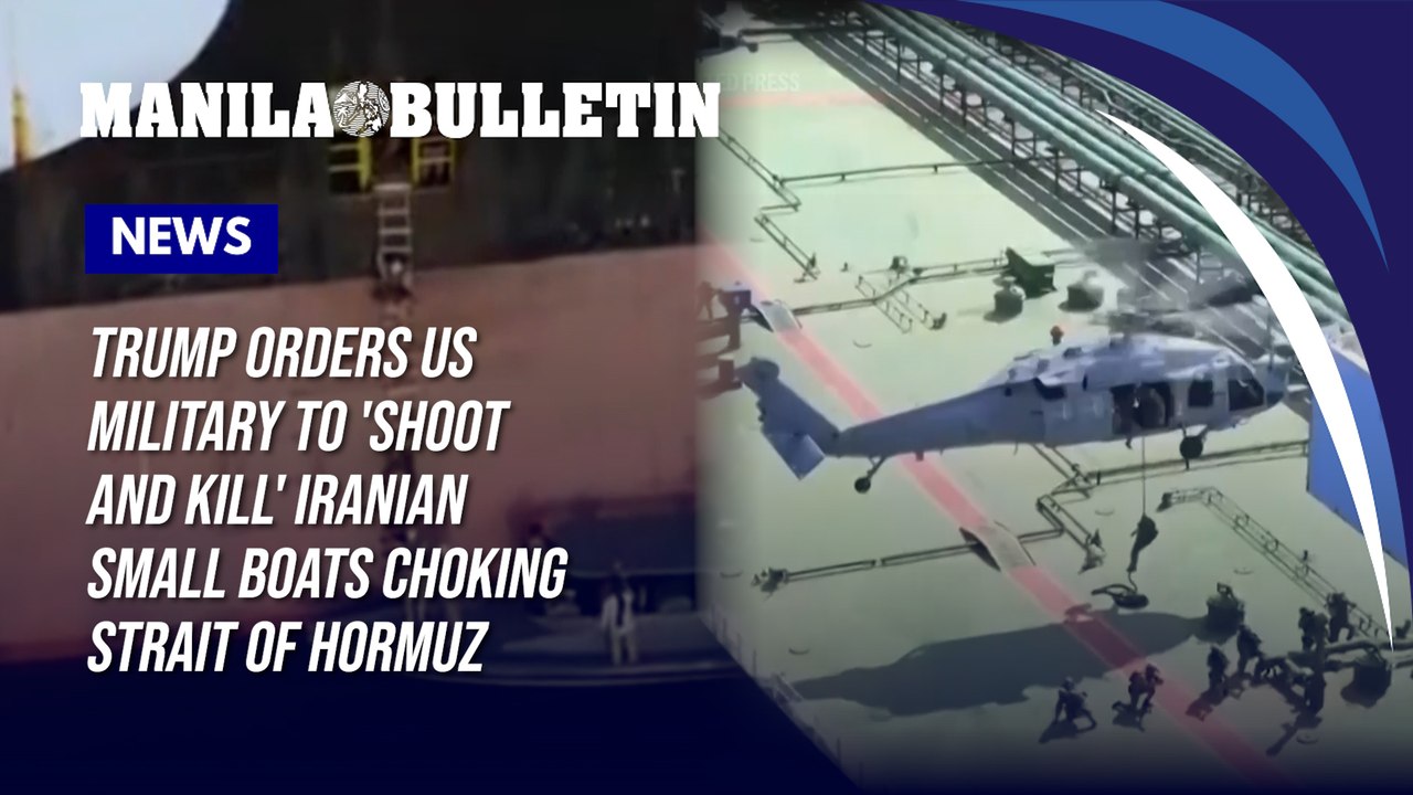 Trump orders US military to 'shoot and kill' Iranian small boats choking Strait of Hormuz