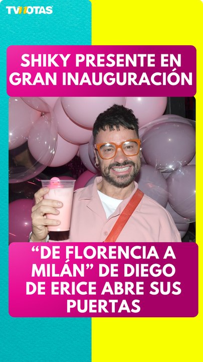 SHIKY SORPRENDE EN EVENTO DE ARTE“Inauguración De Florencia a Milán” de Diego de Erice
