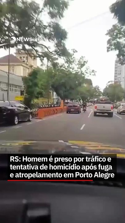 Homem é preso por tráfico e tentativa de homicídio após fuga e atropelamento em Porto Alegre