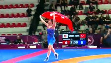 Avrupa'da Nesrin Baş fırtınası! Milli güreşçimizden altın madalya ile dönüyor!