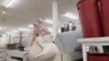 Woman Hilariously Falls Face-First Into Large Wooden Box and Calls for Help