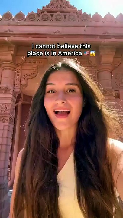 I seriously felt like I was in another country for a second🤯  Location: BAPS Shri Swaminarayan Mandir, Chinó Hills, California.