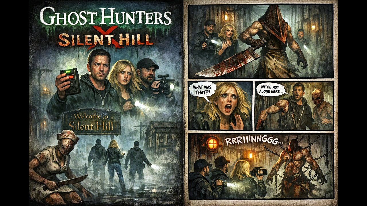 ghost hunter x silent hill mini comic