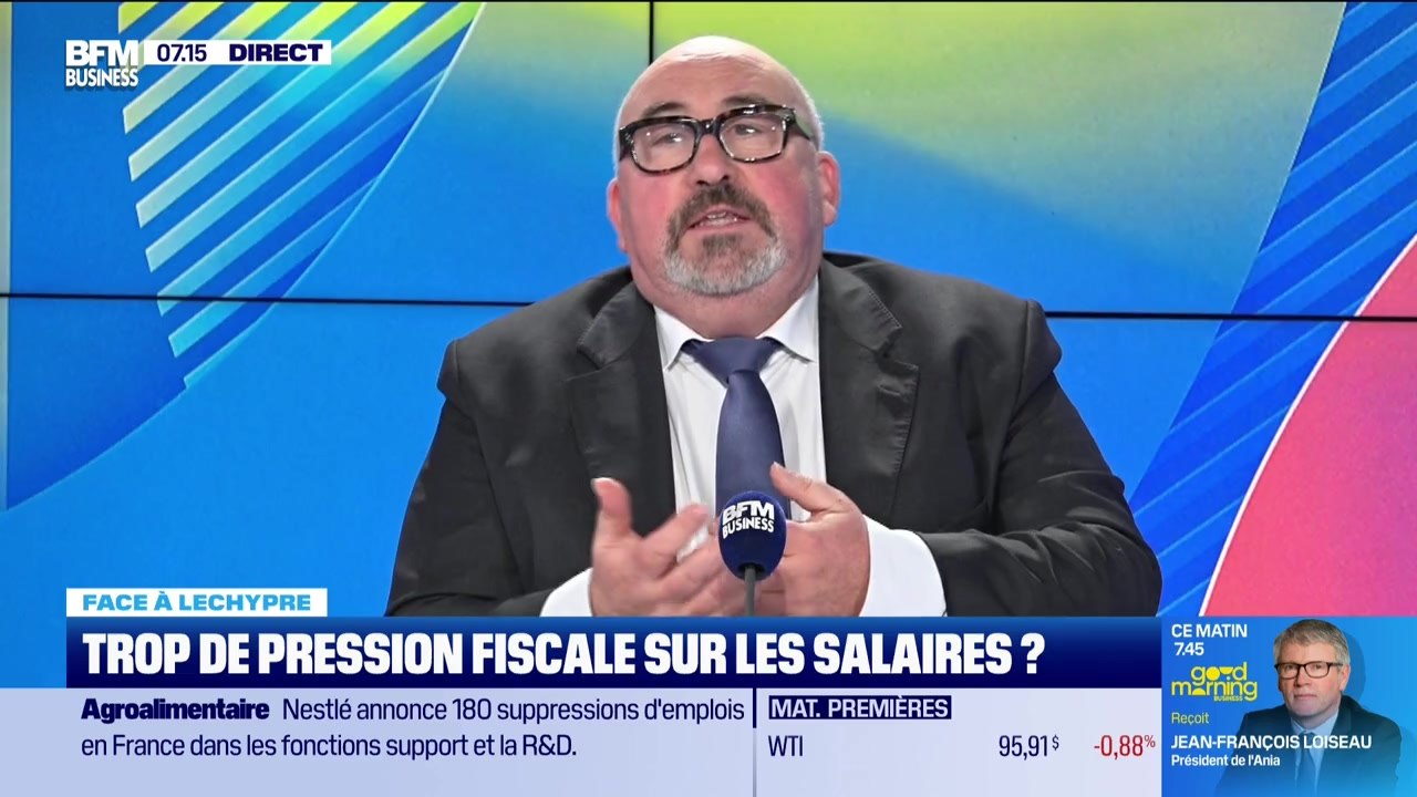 Emmanuel Lechypre face à Raphaël Legendre : Trop de pression fiscale sur les salaires ? - 24/04