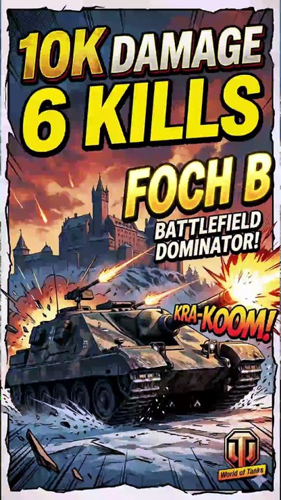 Foch B 10K DMG, 6 frags