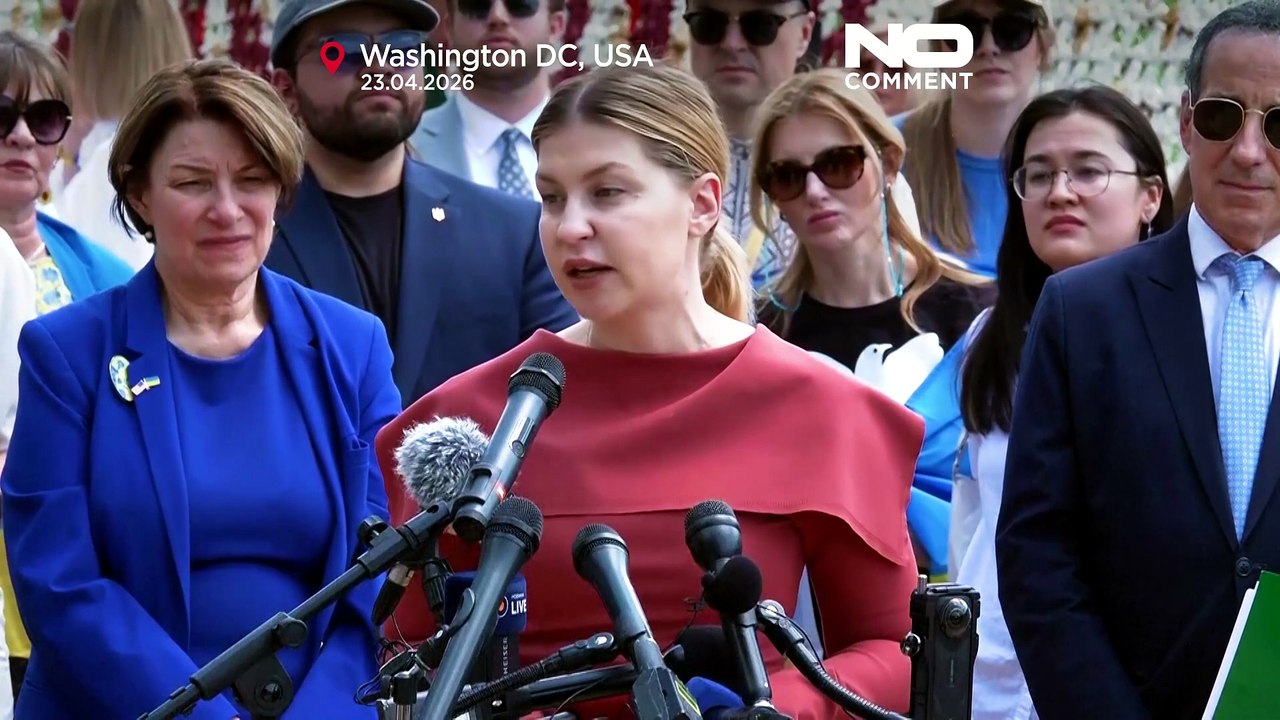 20.000 Teddybären in Washington erinnern an entführte ukrainische Kinder