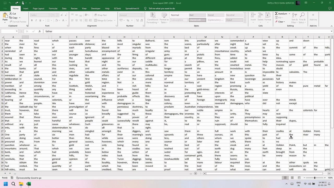 QC Report for Data Entry | Pixcel Notepad | Rtx Notepad | Notepad Plus | Generate Error Report Excel
