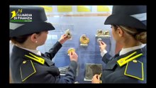 Il video del sequestro dei fossili da parte della guardia di finanza all'aeroporto di Palermo