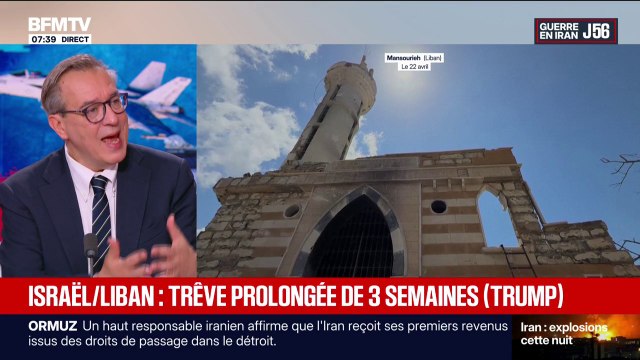 Guerre au Moyen-Orient: un espoir de paix après l'annonce de la prolongation du cessez-le-feu entre Israël et le Liban?