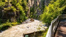 Zammer Lochputz Gorge in Austria