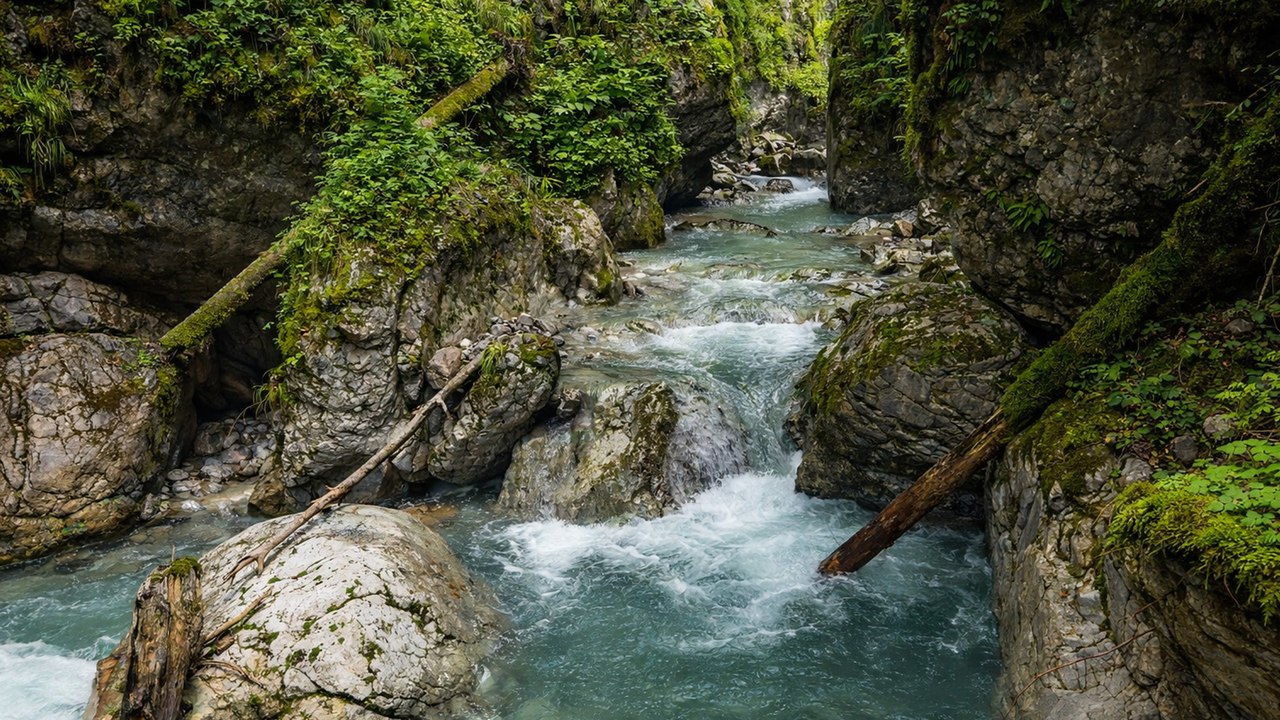 Seisenbergklamm Austria Scenic Gorge Walk 4K 60 fps