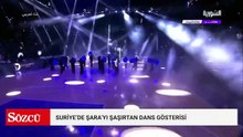 Suriye'de Şara'yı şaşırtan dans gösterisi