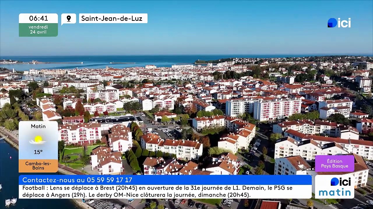 24/04/2026 - ici matin par ici Pays Basque en vidéo