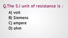 The si unit of resistance is