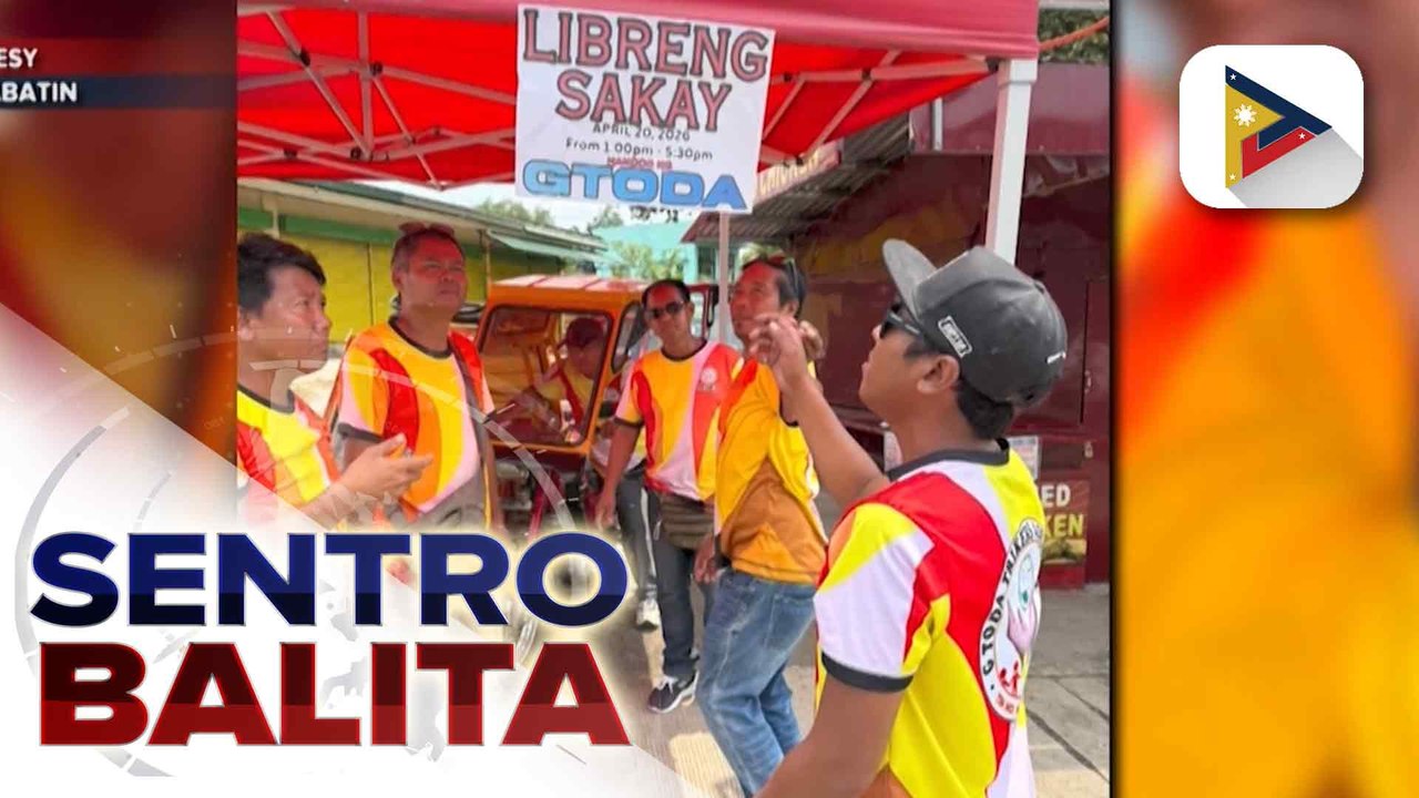 Isang grupo ng tricycle drivers at operators sa Quirino Province, nag-aalok ng libreng sakay bilang tulong sa mga pasahero | ulat ni Diane Monica Tucay - PTV Cordillera