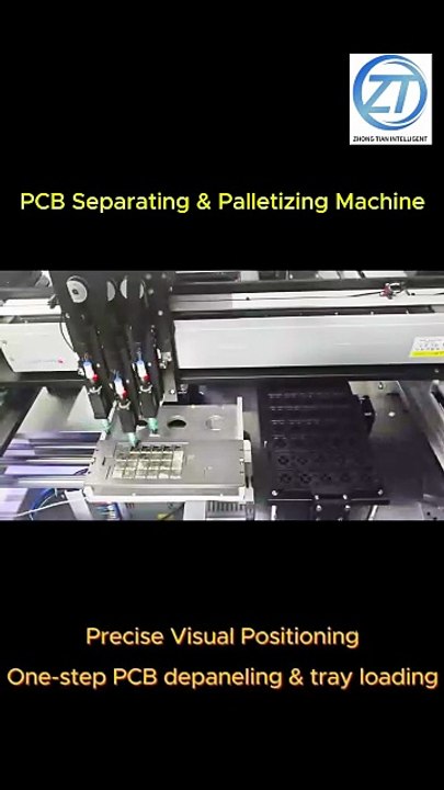 Still using manual PCB depaneling and tray arranging?