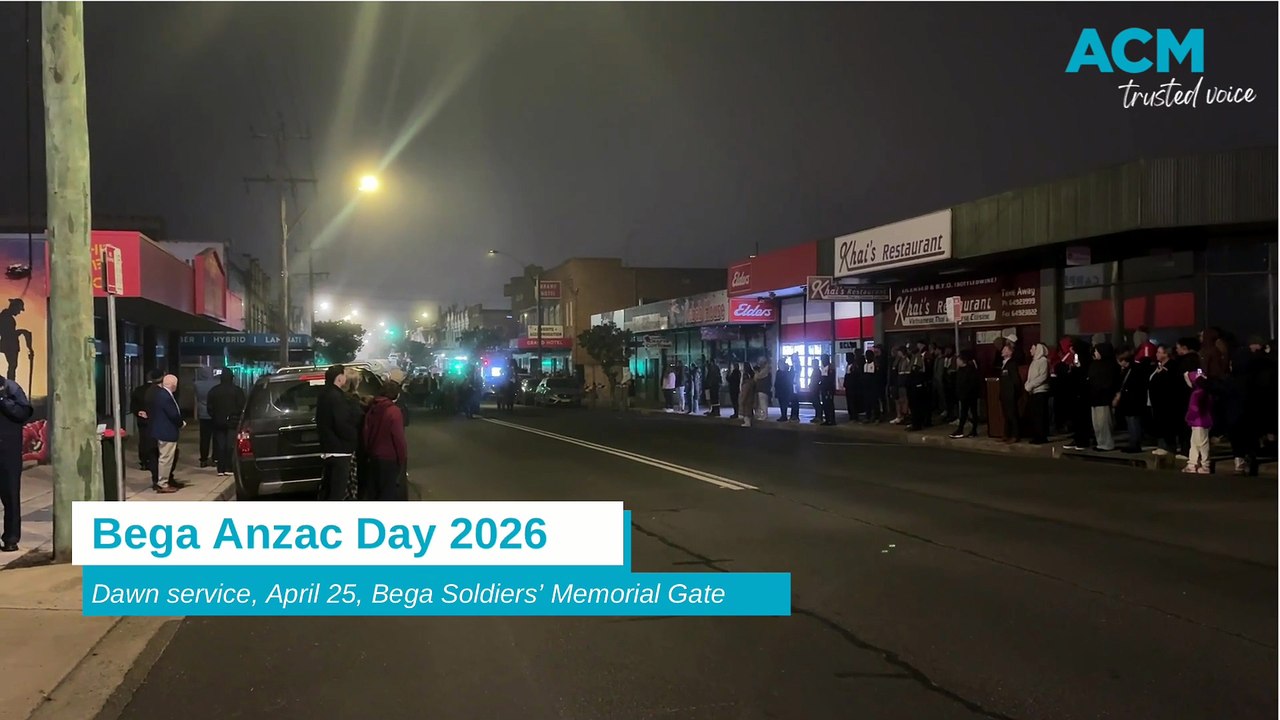 Bega Anzac Day dawn service 2026, 25-4-26, Bega District News