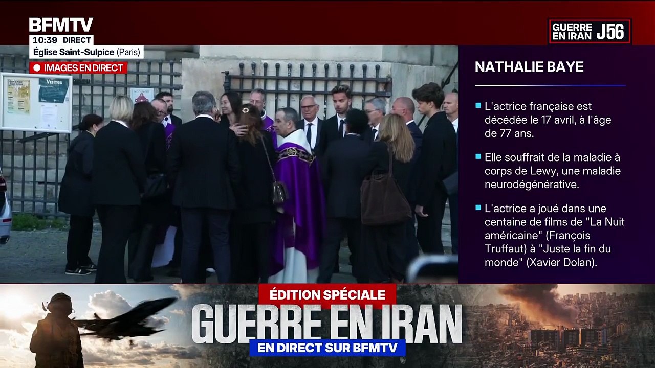 Laura Smet bien entourée pour le dernier voyage de sa mère Nathalie Baye.