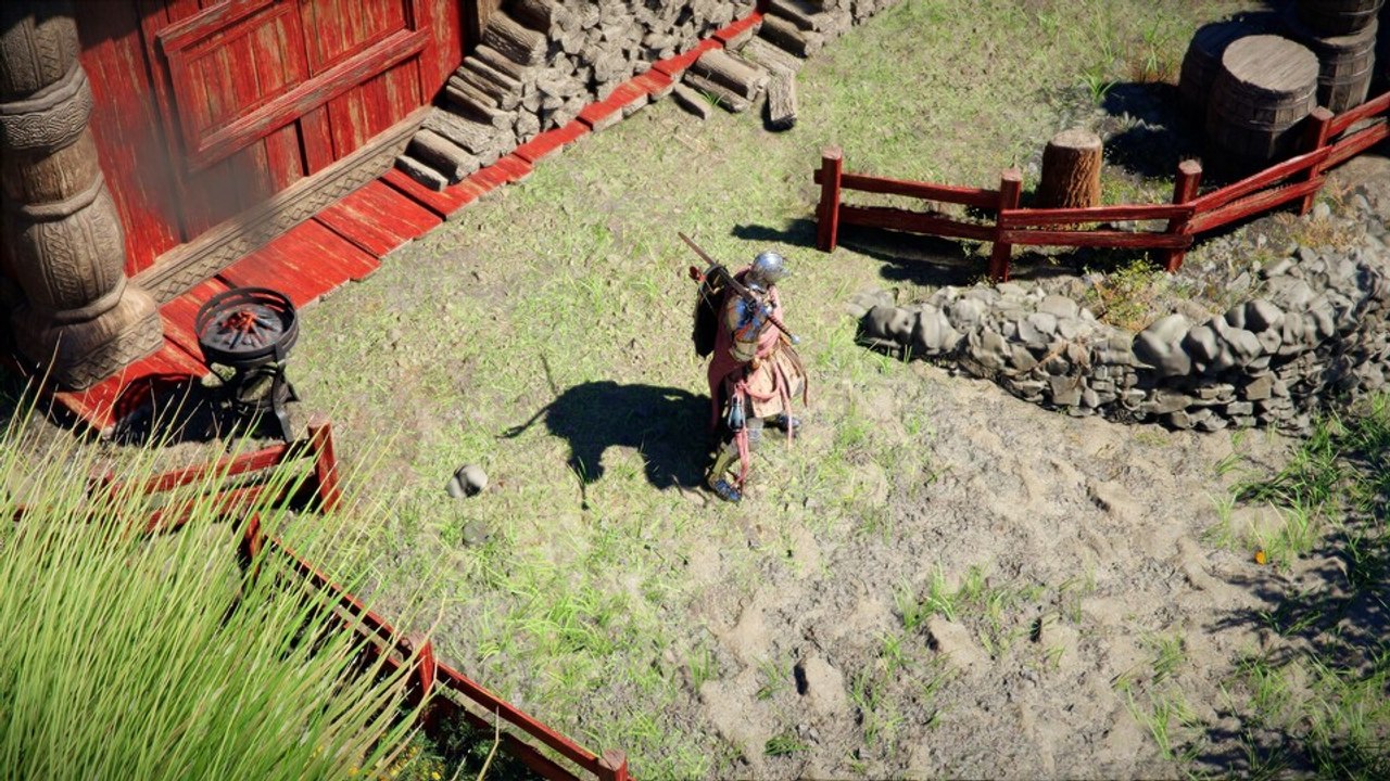 Wir spielen Crimson Desert zur Abwechslung mal wie aus der Isoperspektive