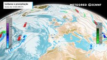 Ainda que a próxima semana comece dominada pelo anticiclone, algumas depressões podem surgir