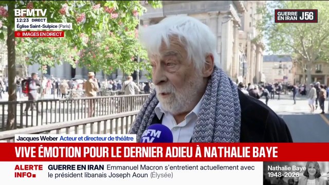 Obsèques de Nathalie Baye: Une cérémonie simple, à son image , décrit l'acteur Jacques Weber