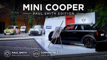 MINI Cooper Convertible Paul Smith Edition auf dem Salone del Mobile