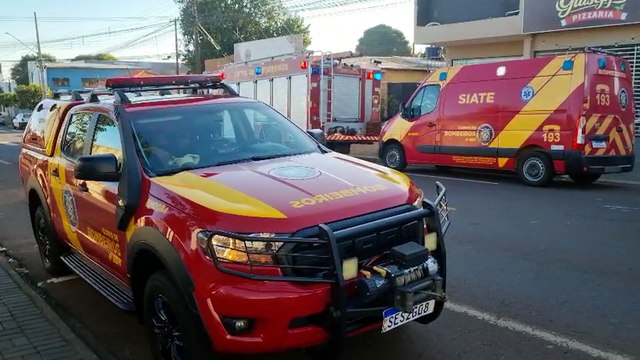 Jovem prende dedos em cilindro e mobiliza Corpo de Bombeiros em Cascavel