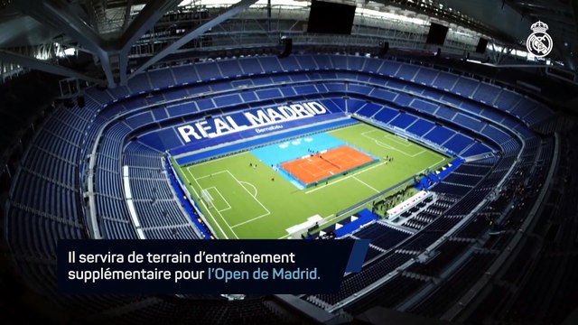 Swiatek, Courtois, Nadal, Caicedo, Bellingham et Sinner à l'inauguration d'un court de tennis à Santiago-Bernabeu - Tennis - Madrid