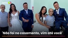 Noiva realiza sonho de pai internado antes de devolver vestido no ES