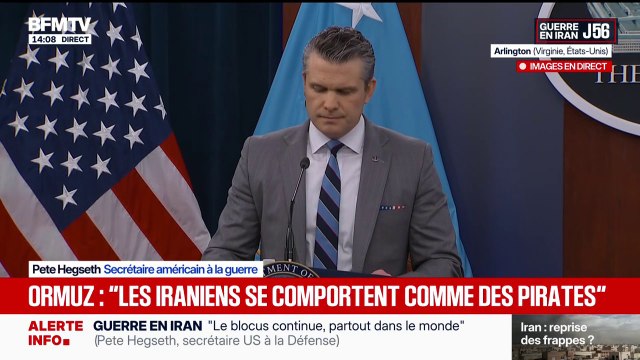 Guerre au Moyen-Orient: Le blocus se maintiendra aussi longtemps que nécessaire , affirme Pete Hegseth