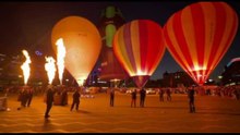 Copenaghen, mongolfiere illuminate al Night Glow Festival