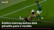 ‘Bate no rosto’: ouça áudio do VAR sobre pênalti anulado para o Palmeiras