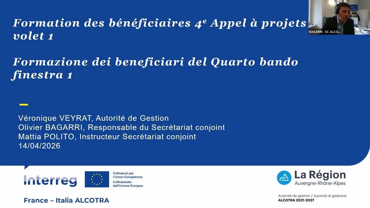 [WEBINAIRE] Formation PROJETS MATURES du quatrième appel à projets simples, VOLET 1