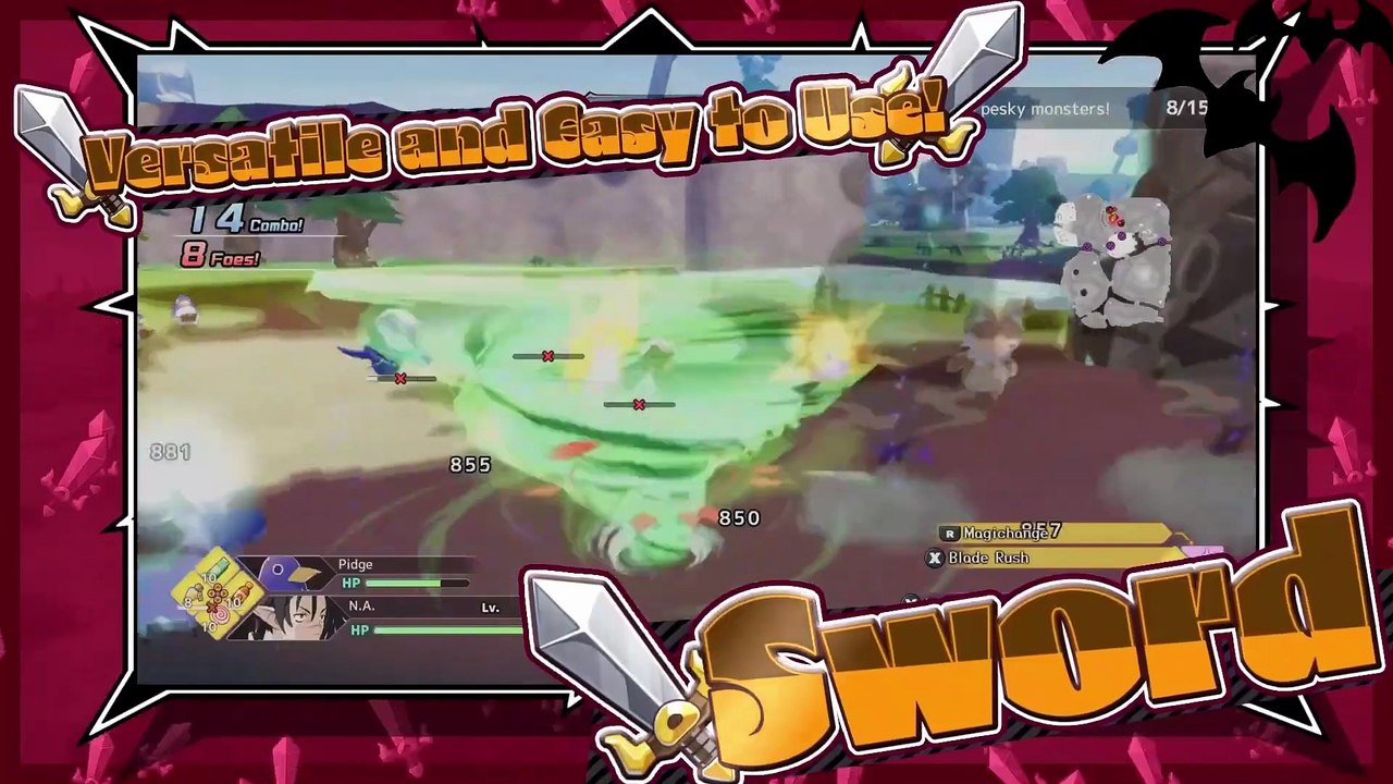 Disgaea Mayhem - Anuncio para Occidente